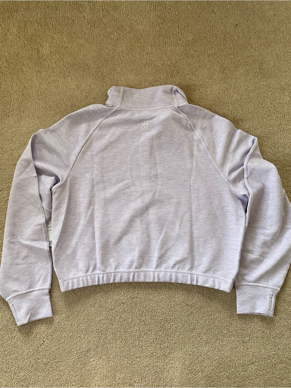 lululemon athletica Scuba Cropped Funnel-Neck Half Zip Waffle NWT - Picture 3 of 7